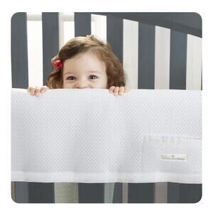 Breathablebaby Mesh Crib Rail Guard Panel